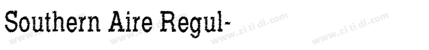 Southern Aire Regul字体转换 Southern Aire Regul字体转换